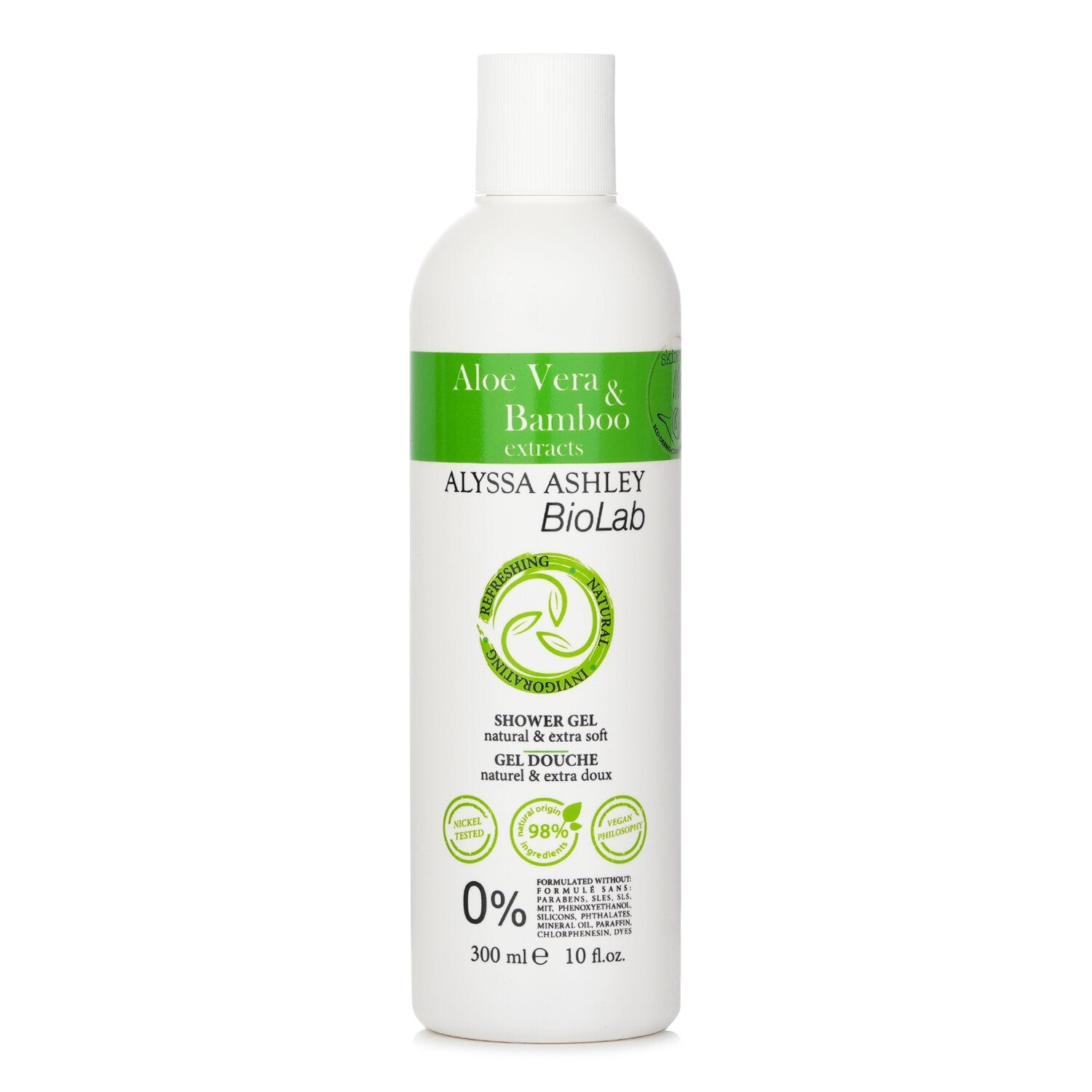 ALYSSA ASHLEY - Biolab Aloe Vera & Bamboo Shower Gel 965108 300ml/10oz