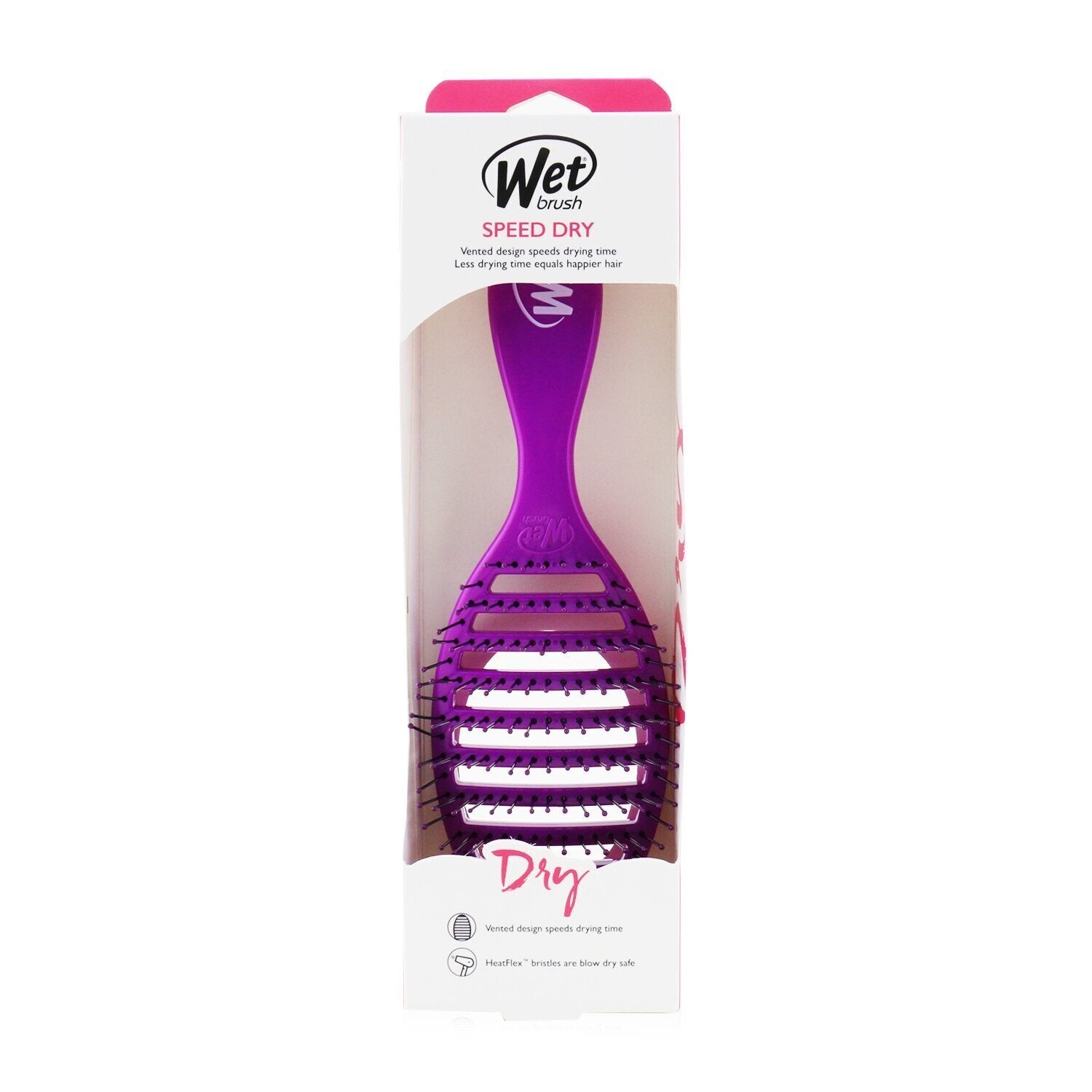 WET BRUSH - Speed Dry Detangler - # Purple   BWR810PURP 1pc