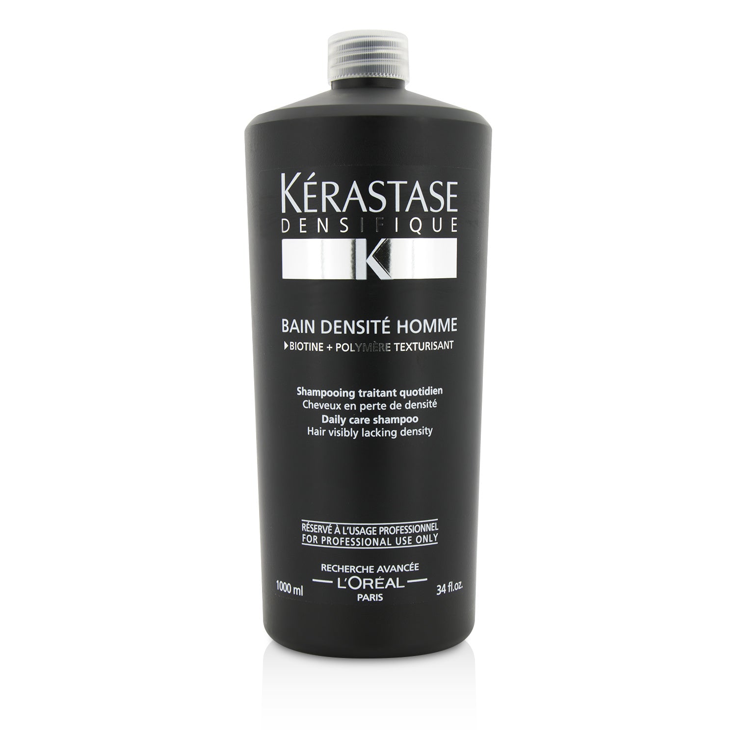 KERASTASE - Densifique Bain Densite Homme Daily Care Shampoo (Hair Visibly Lacking Density)   E1679500 1000ml/34oz