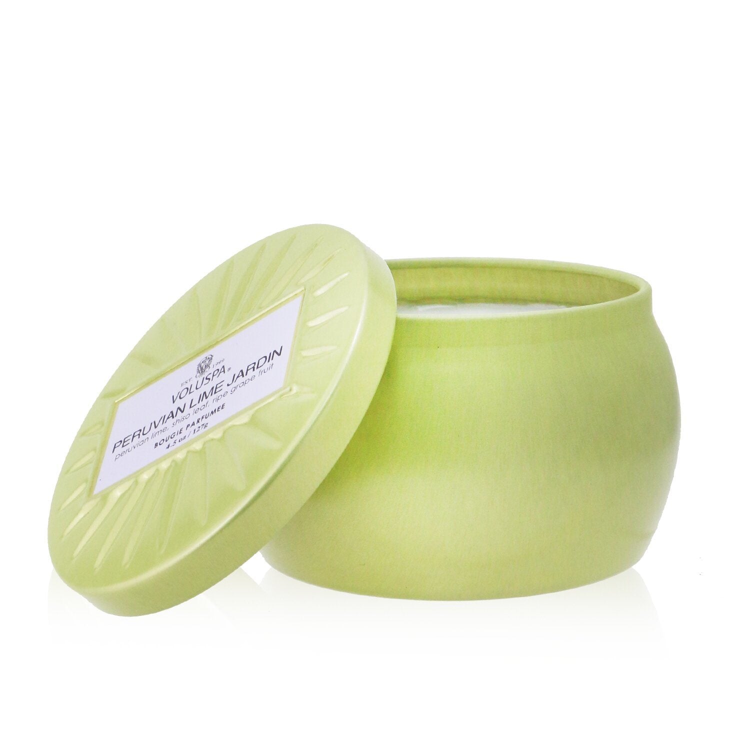 VOLUSPA - Mini Tin Candle - Peruvian Lime Jardin 68210 127g/4.5oz