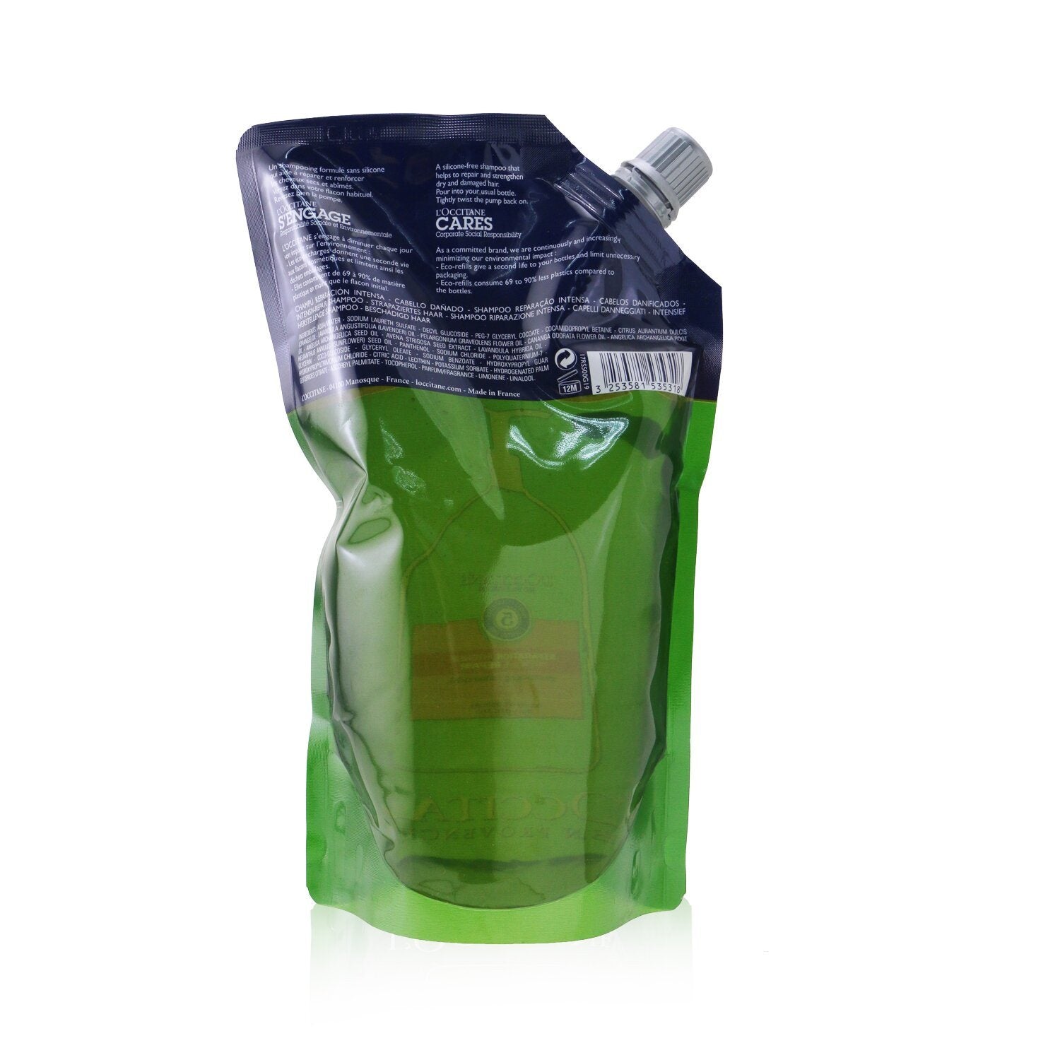 L'OCCITANE - Aromachologie Intensive Repair Shampoo - Damaged Hair (Eco-Refill)    17RS500G19 500ml/16.9oz