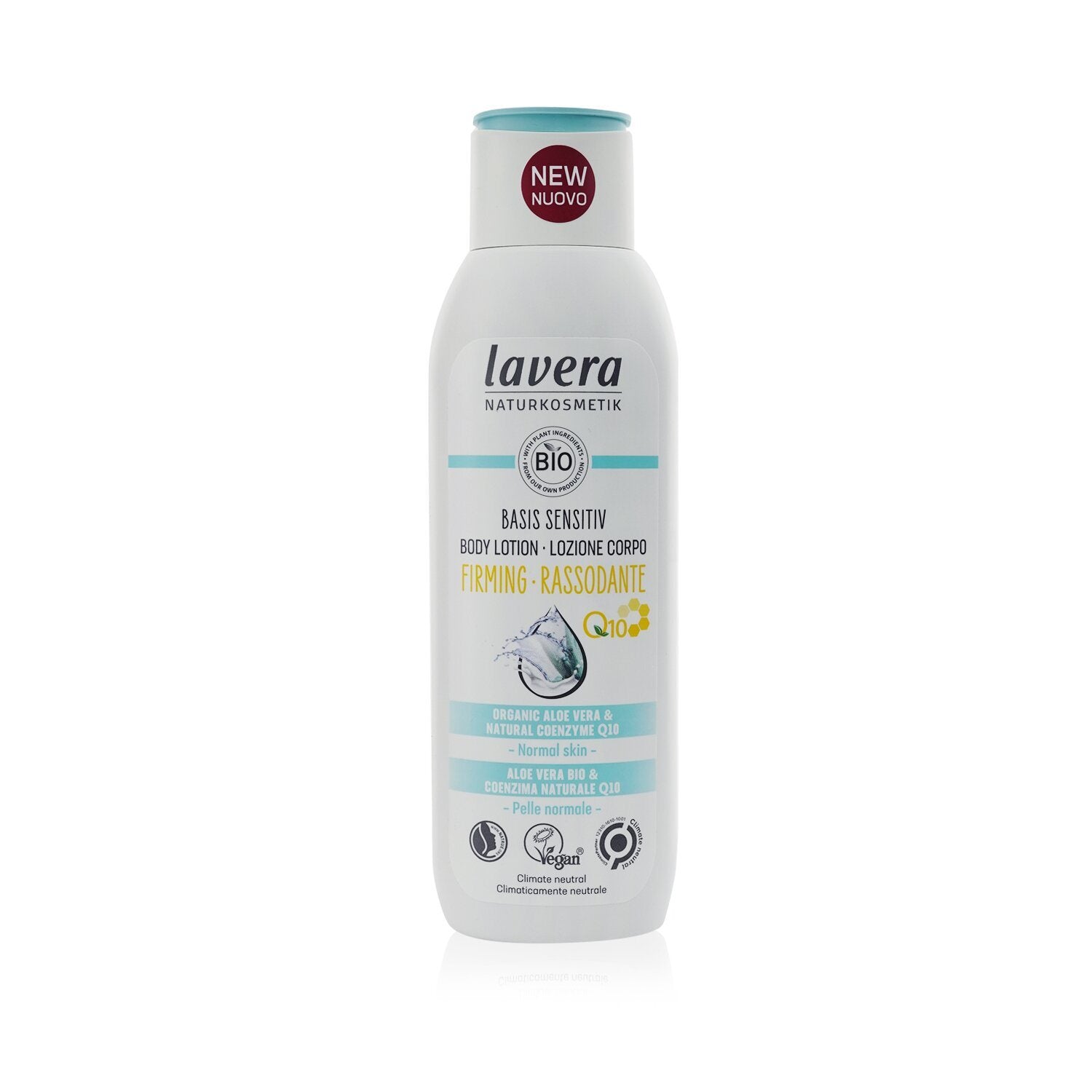 LAVERA - Basis Sensitiv Firming Body Lotion With Organic Aloe Vera & Natural Coenzyme Q10 - For Normal Skin 110936 / 637676 250ml/8.7oz