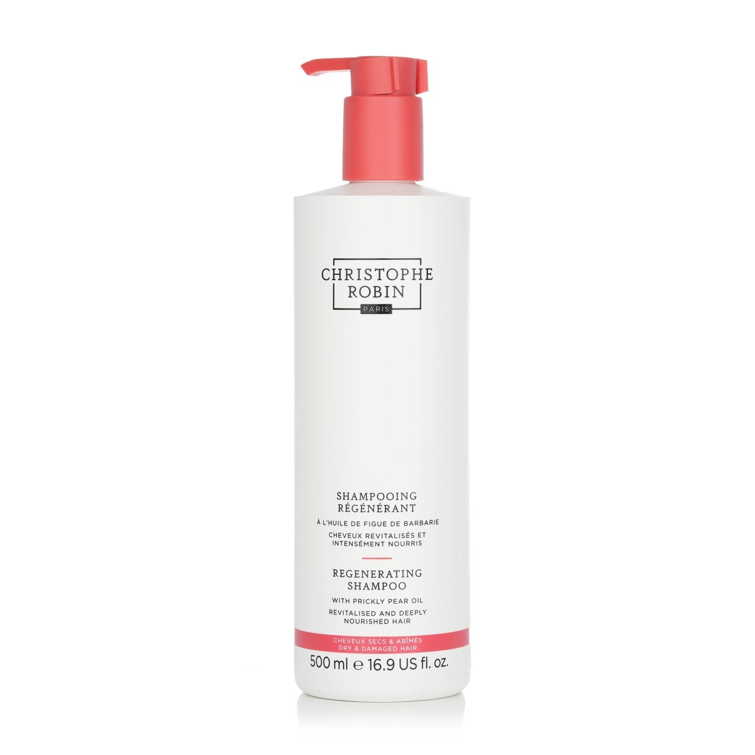 CHRISTOPHE ROBIN - Regenerating Shampoo with Prickly Pear Oil - Dry & Damaged Hair 12696145/589665 500ml/16.9oz