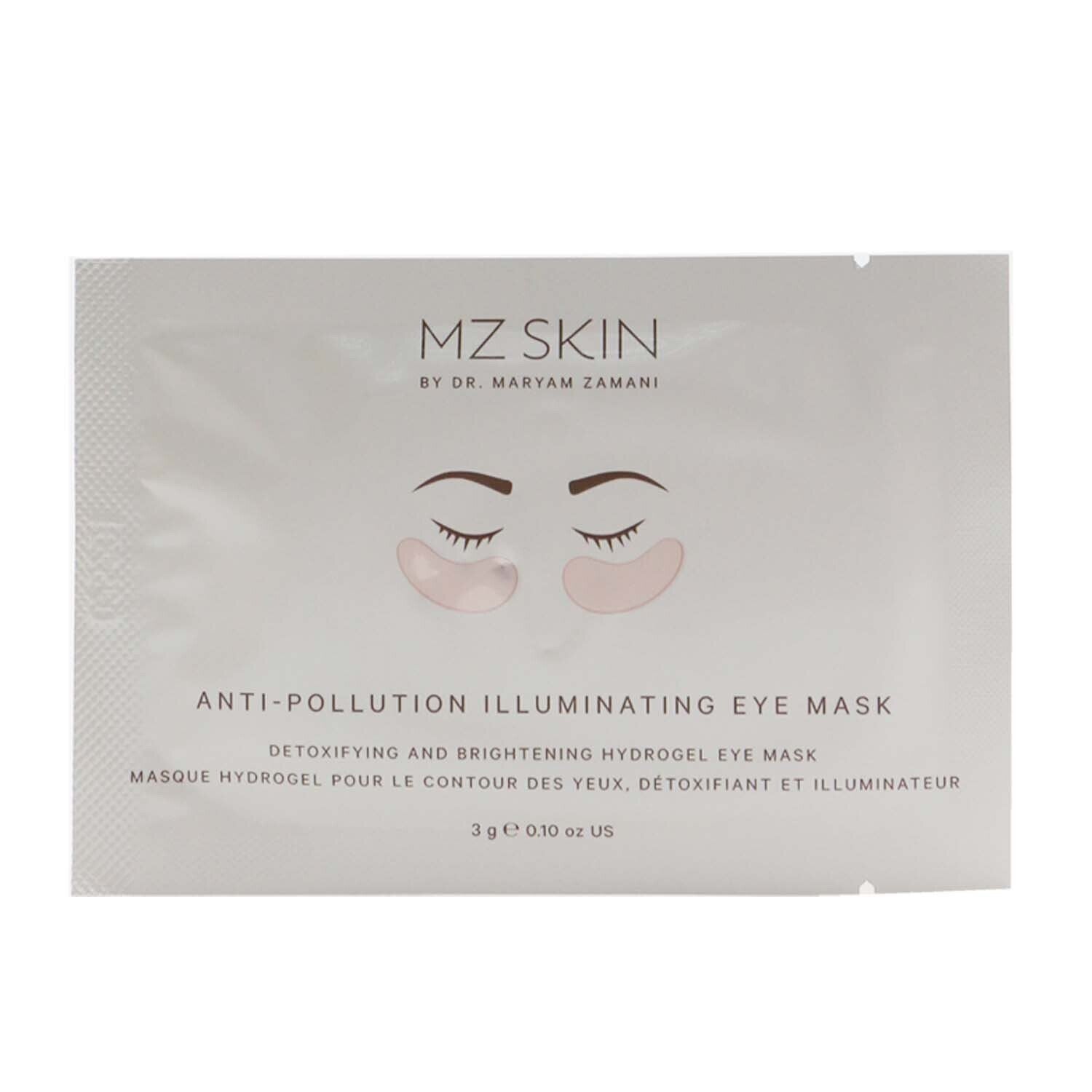 MZ SKIN - Anti-Pollution Illuminating Eye Masks 200930 / 300740 5x 3g/0.1oz