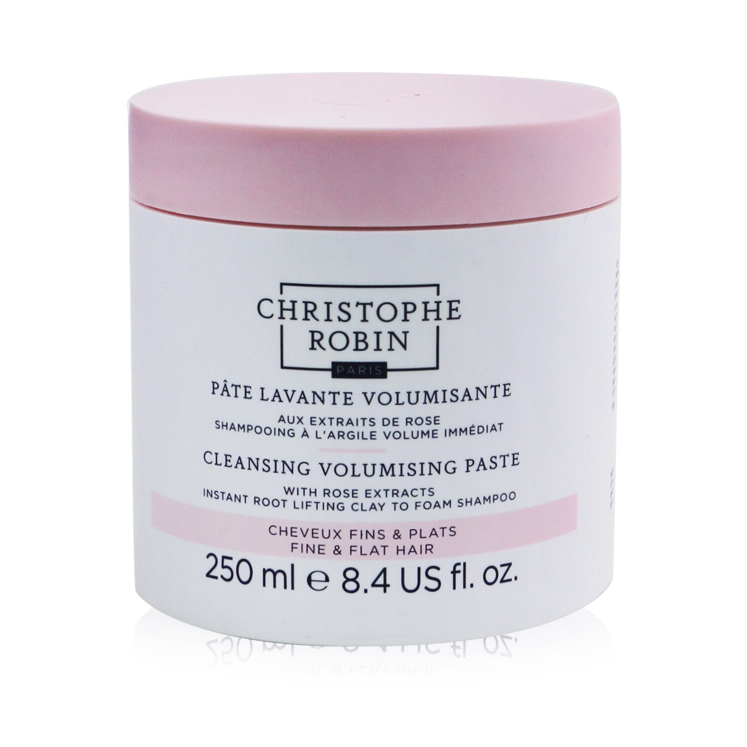 CHRISTOPHE ROBIN - Cleansing Volumising Paste with Rose Extracts (Instant Root Lifting Clay to Foam Shampoo) - Fine & Flat Hair 12696147/589689 250ml/8.4oz