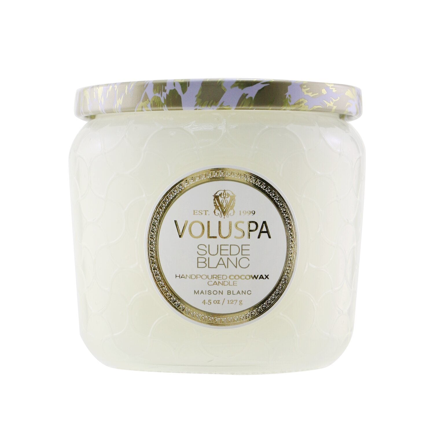 VOLUSPA - Petite Jar Candle - Suede Blanc 8141 127g/4.5oz