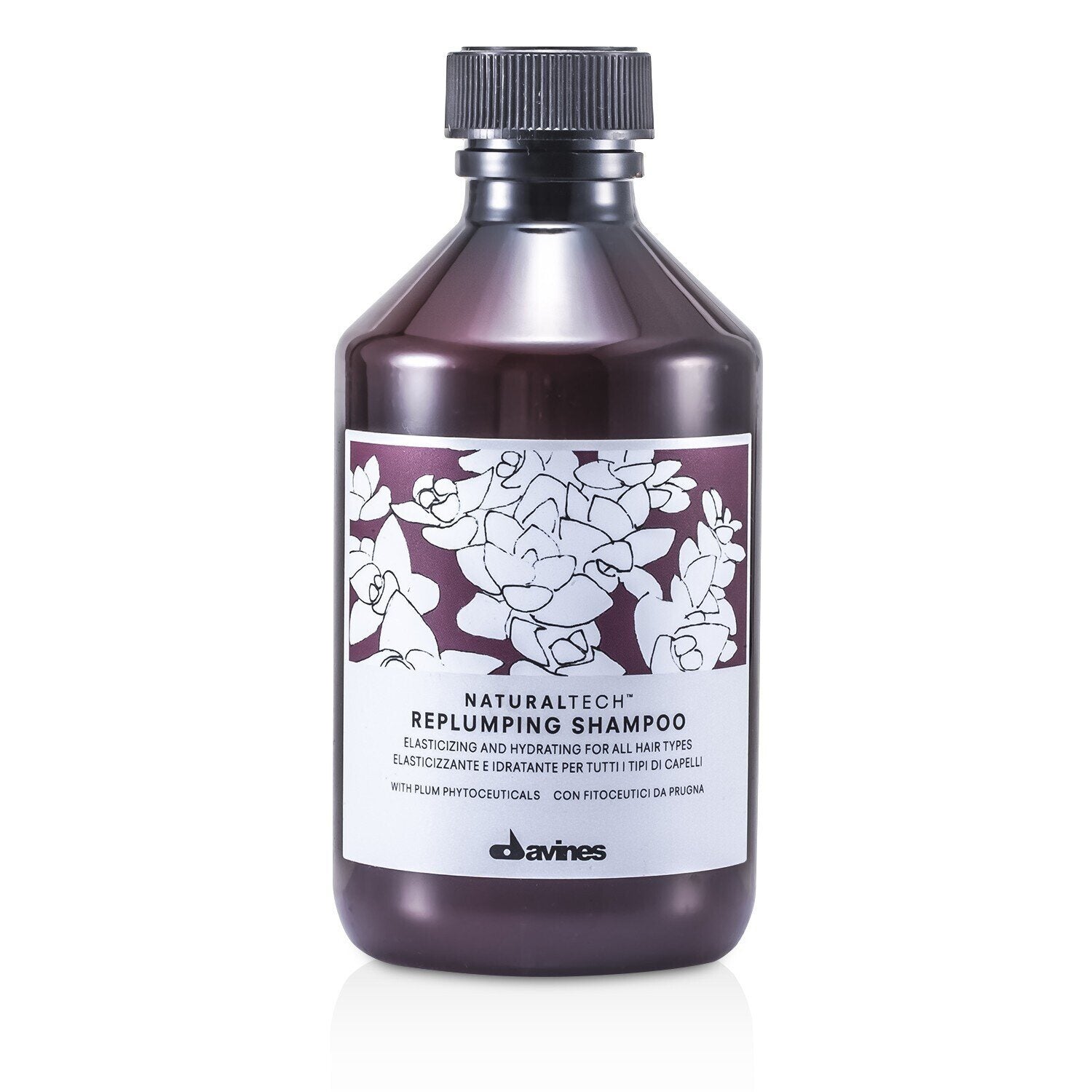 DAVINES - Natural Tech Replumping Shampoo (For All Hair Types) 250ml/8.45oz