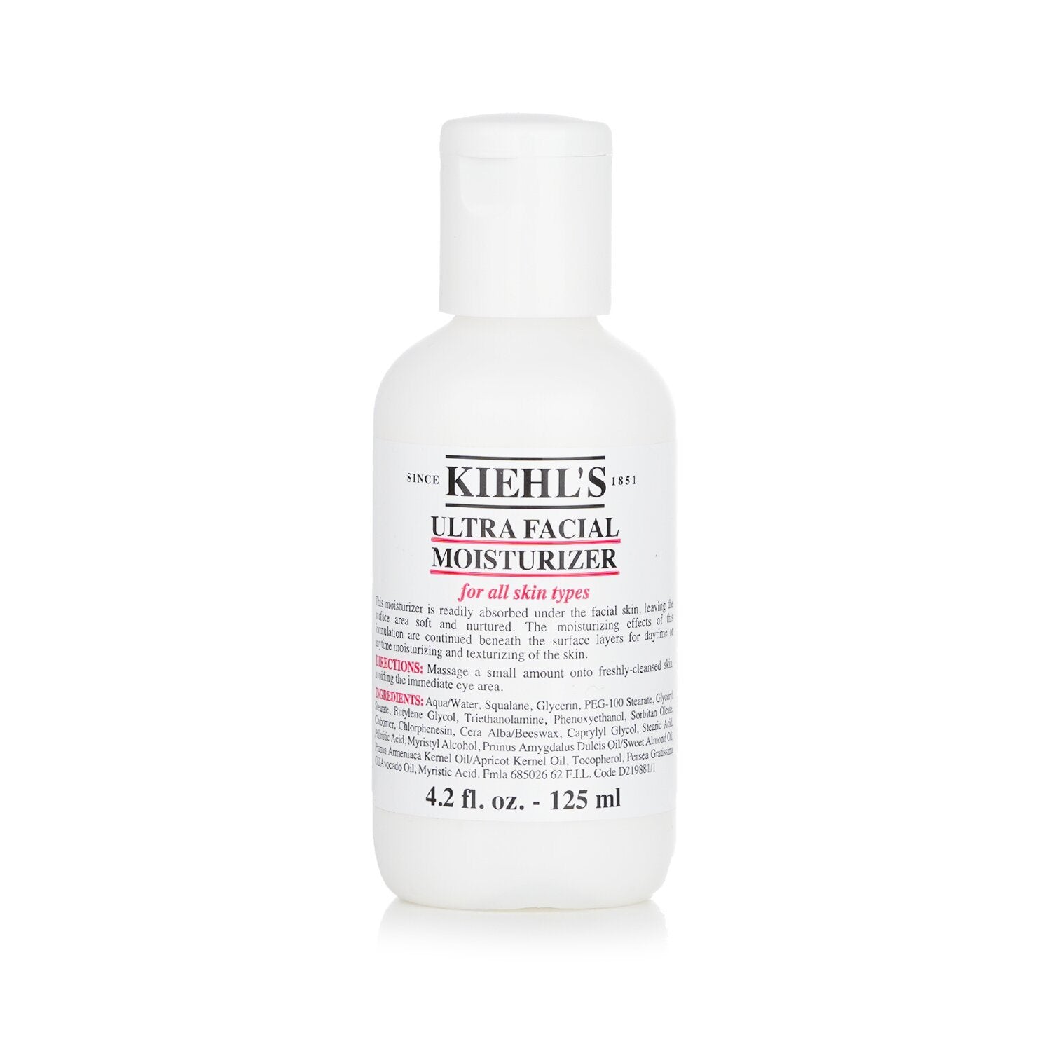 KIEHL'S - Ultra Facial Moisturizer - For All Skin Types 70052/S10912 125ml/4.2oz