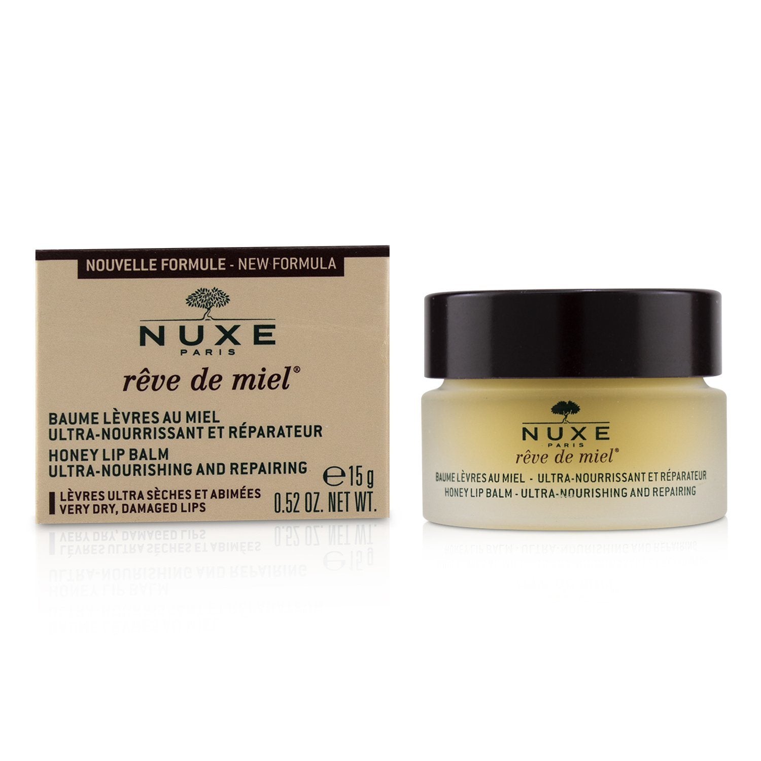 NUXE - Reve De Miel Ultra-Nourishing & Repairing Honey Lip Balm - For Very Dry, Damaged Lips 80015809 15g/0.52oz