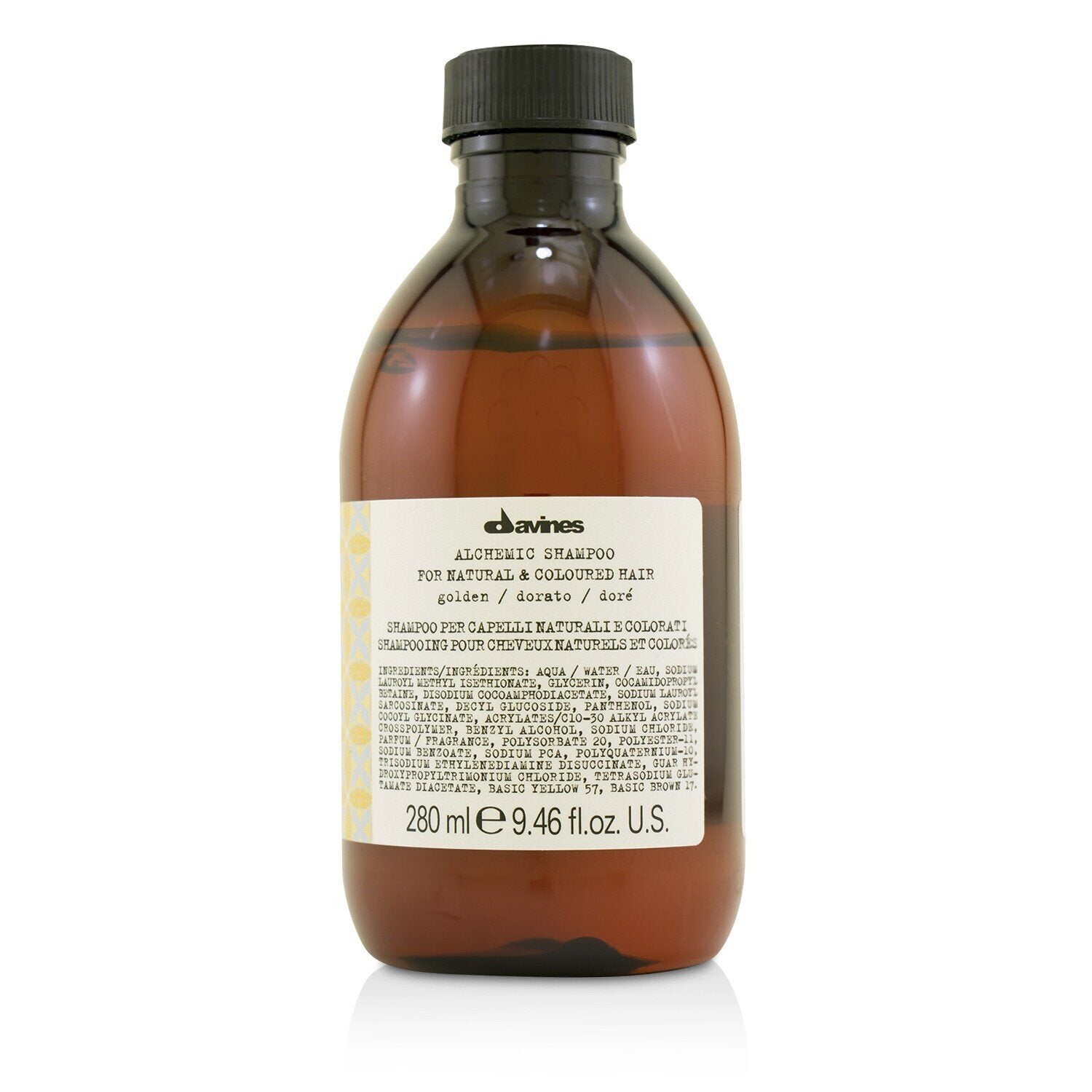 DAVINES - Alchemic Shampoo - # Golden (For Natural & Coloured Hair) 280ml/9.46oz